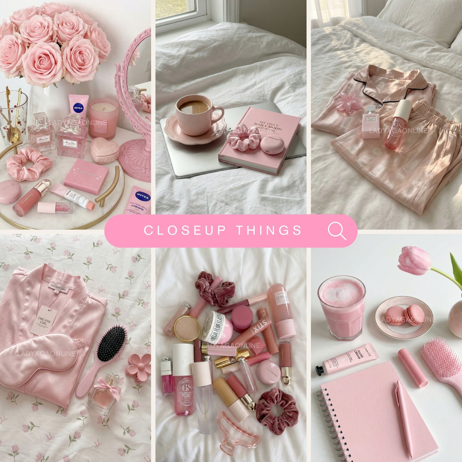 UGC Lifestyle Stock Photos, This Pinterest-inspired Clean Girl Pink Woman Image Bundle features stunning, vibrant images perfect for your social media posts.