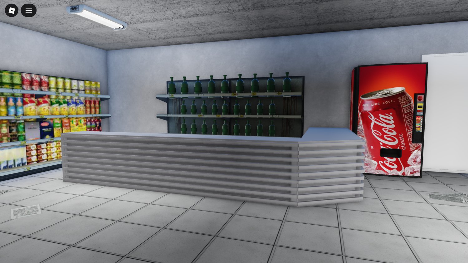 Roblox neighborhood supermarket interior
