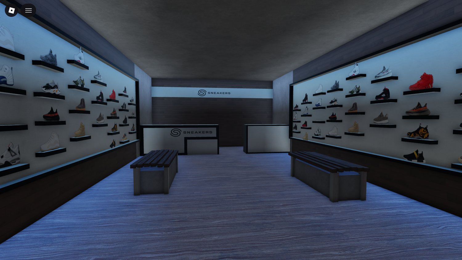 Roblox mall building with interior