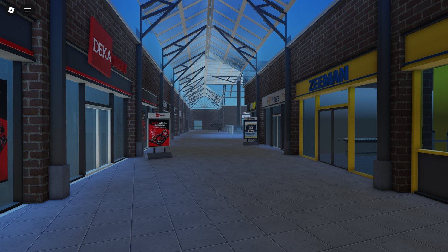 Roblox shopping plaza building model