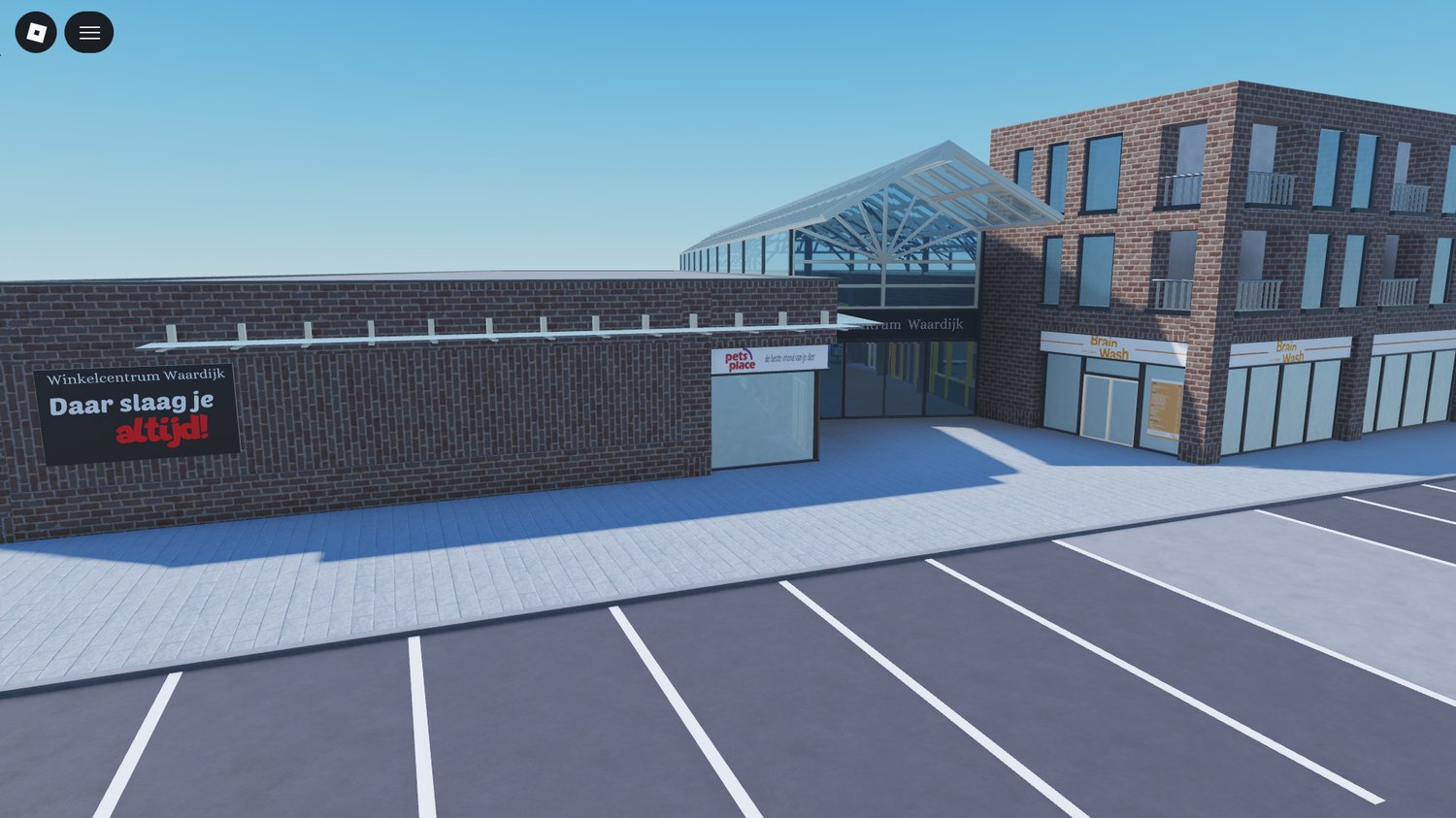 Roblox urban mall building structure