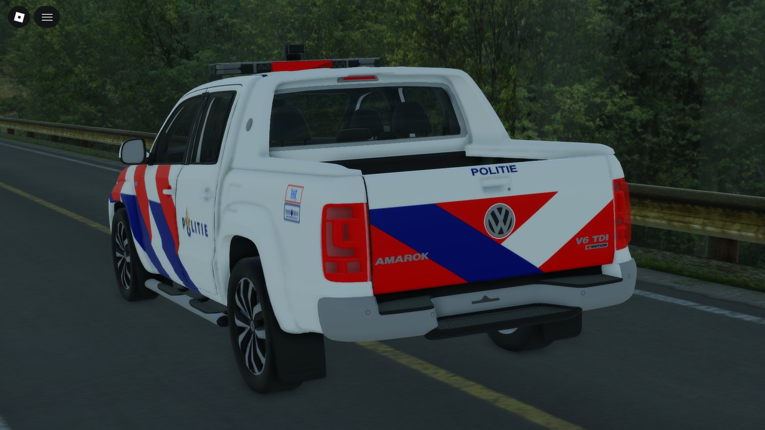 Politie Amarok Roblox police pickup vehicle