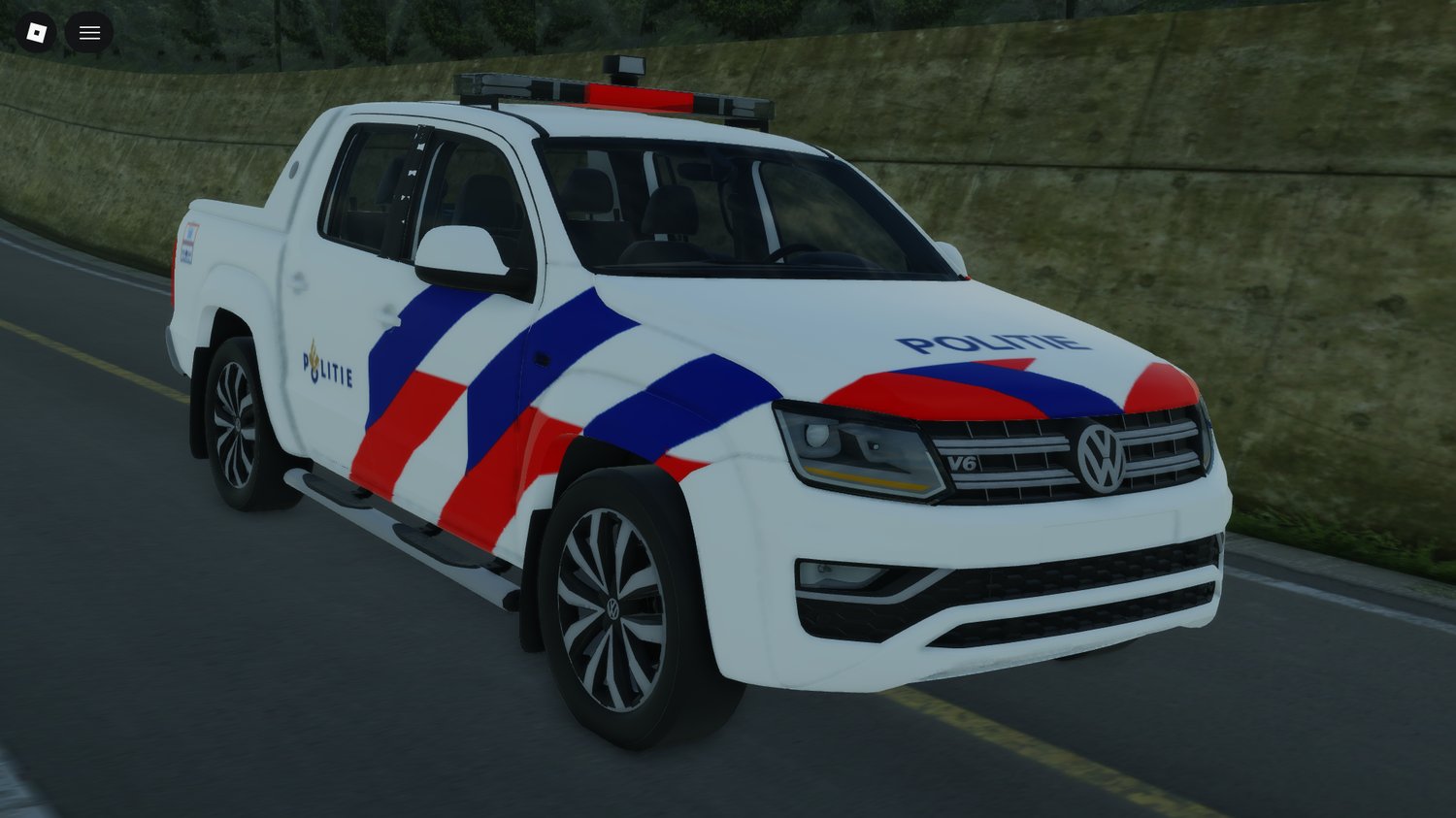 Politie Amarok vehicle model Roblox