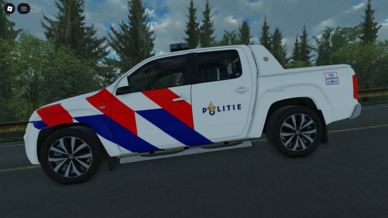 Roblox police Amarok patrol truck