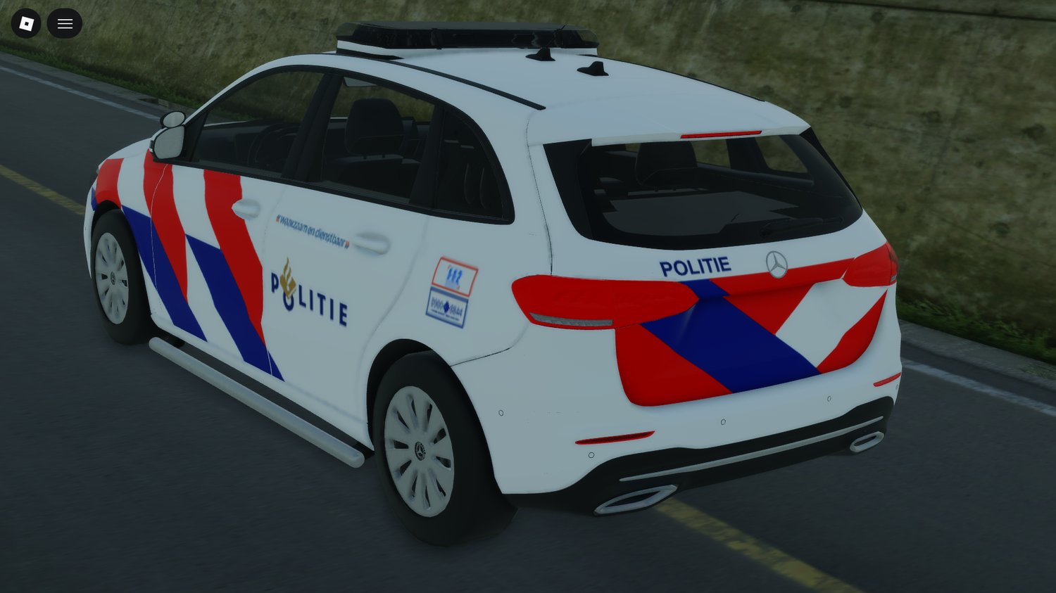 Police patrol car Roblox emergency vehicle