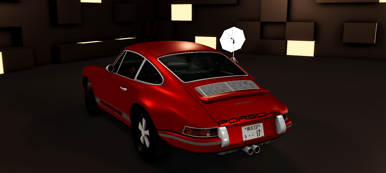 Roblox 1989 Porsche 964 vehicle model