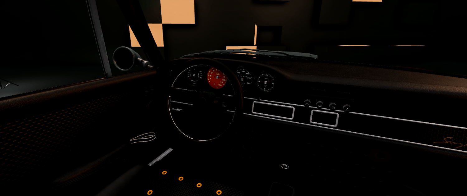 Porsche 964 driving vehicle Roblox