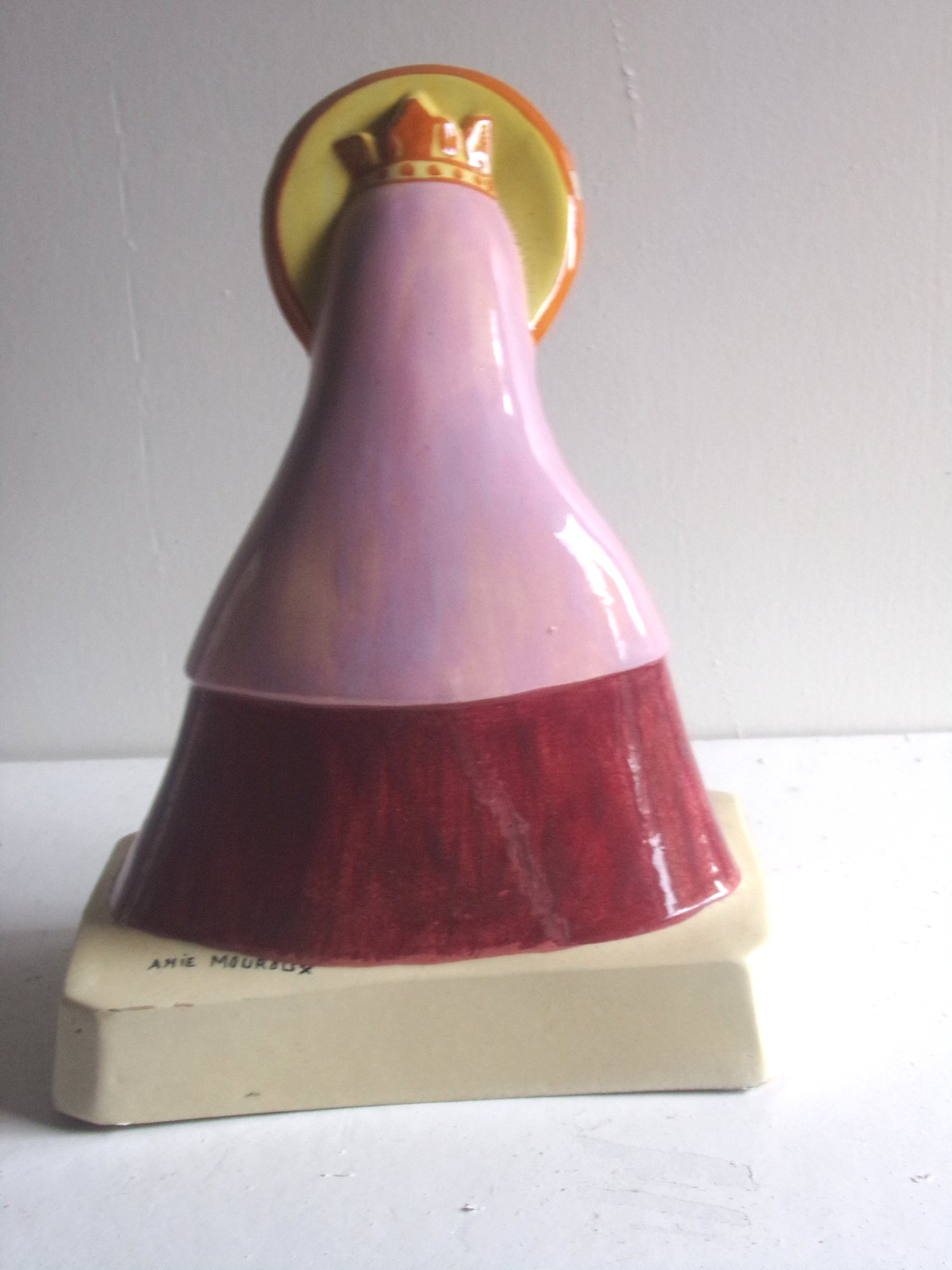 sant'Anna sainte anne bust sculpture by Anie Mouroux, 30s