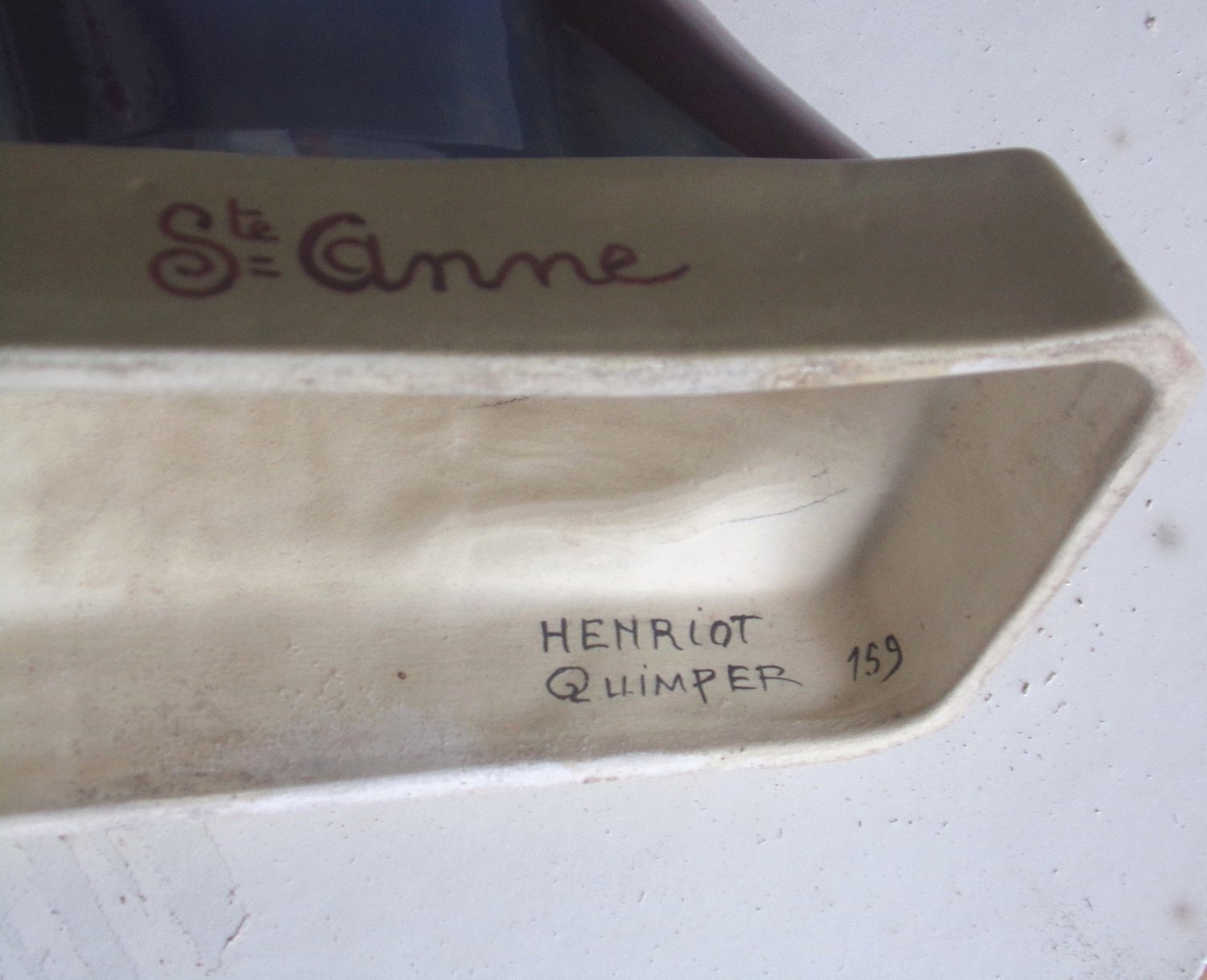 Henriot sainte anne bust sculpture by Anie Mouroux, 30s