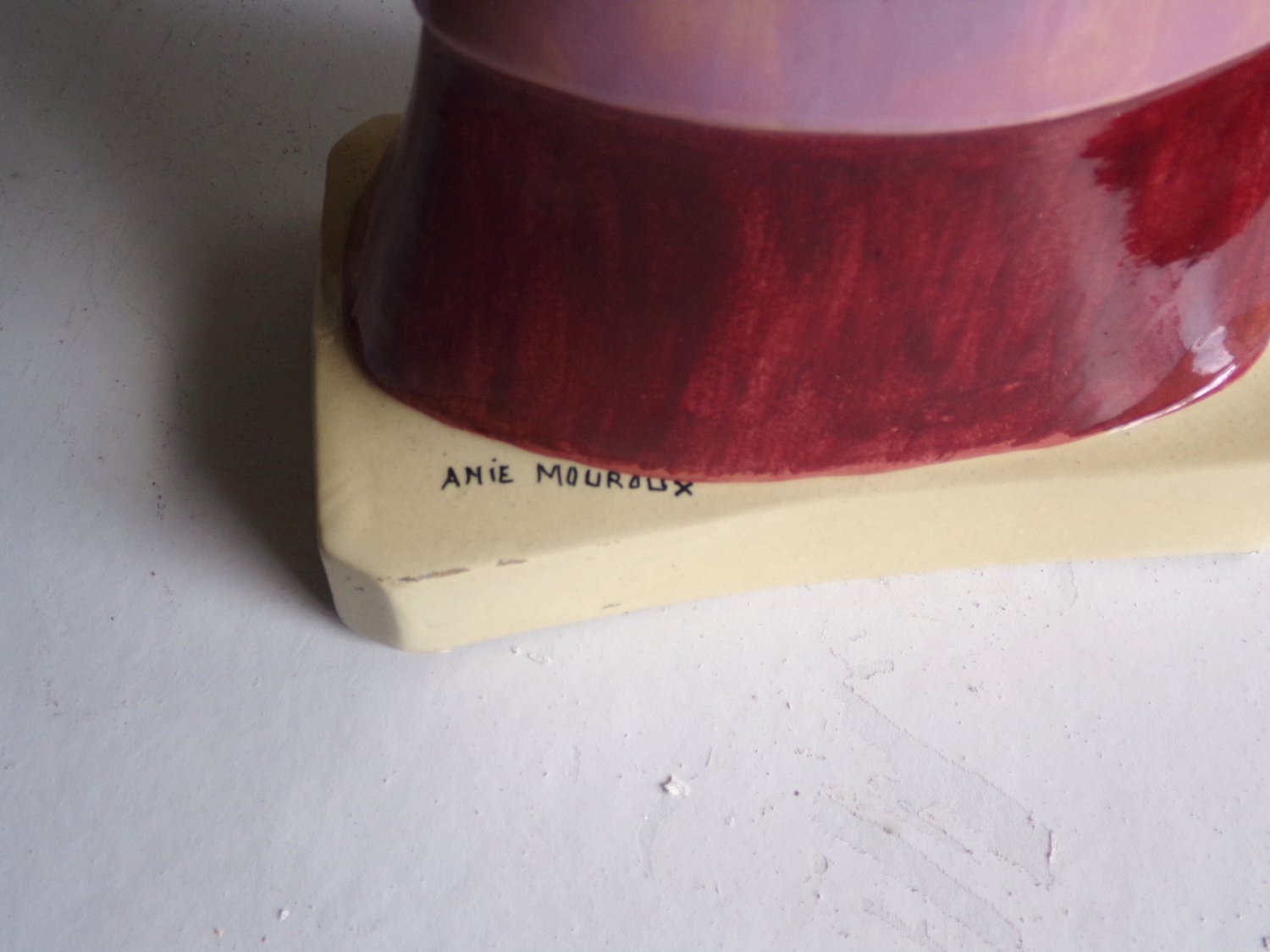 Saint Anna bust sculpture by Anie Mouroux, 30s