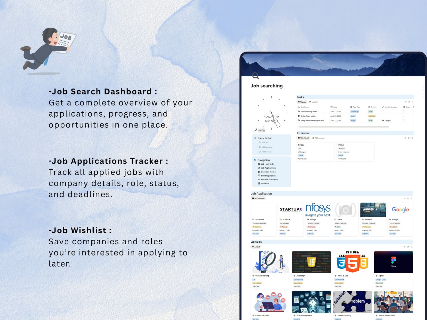 Job Search Tracker – Notion Template - Payhip