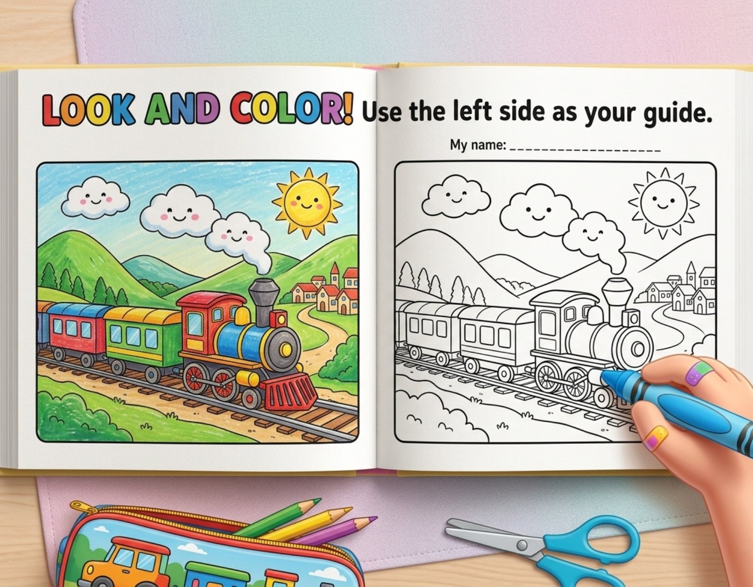 Fun Coloring Activities for Kids - Vehicles Edition - Payhip