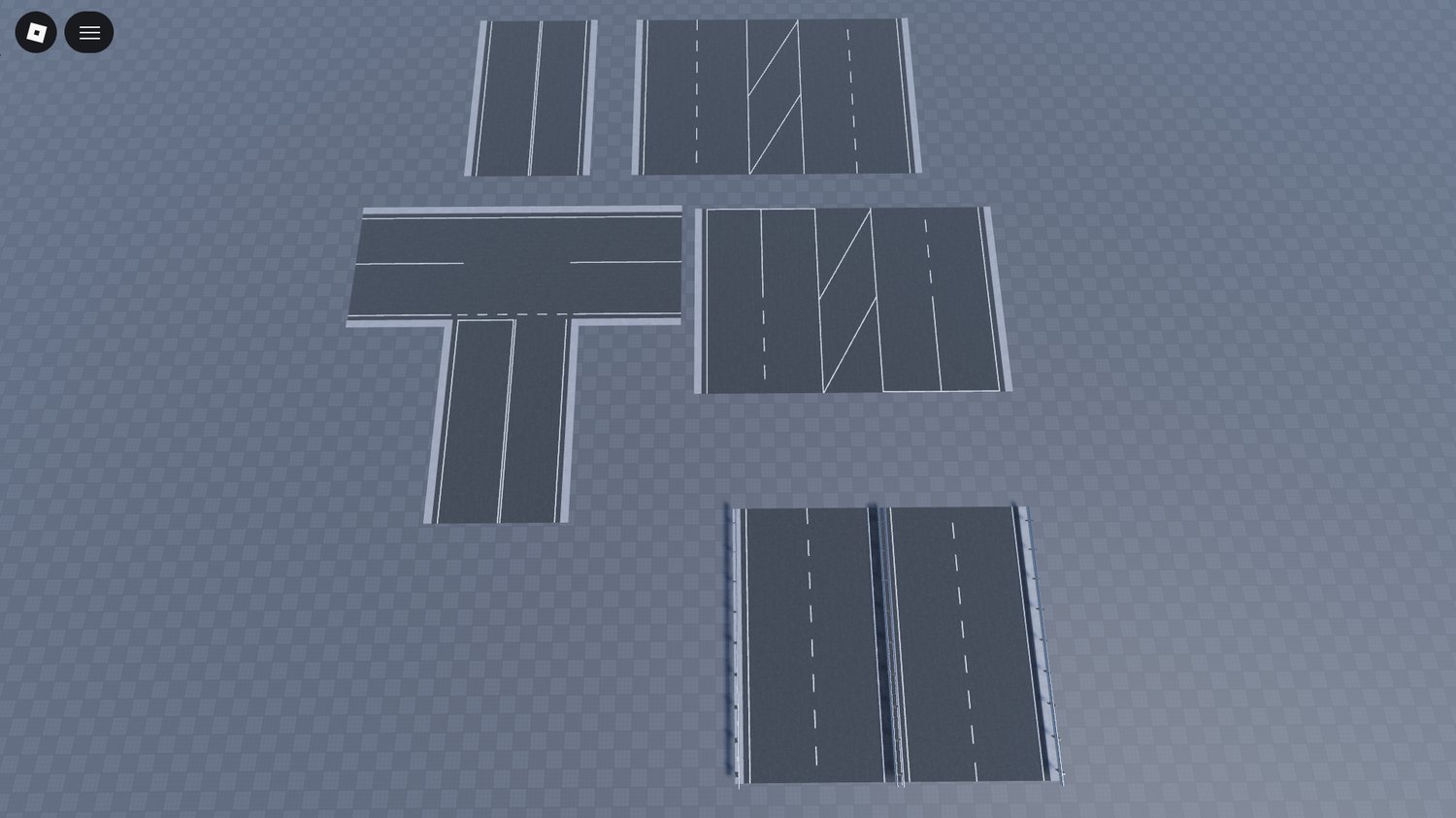 Free road builder pack Roblox street assets