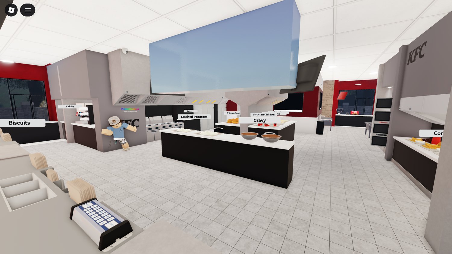Free fast food roleplay game Roblox