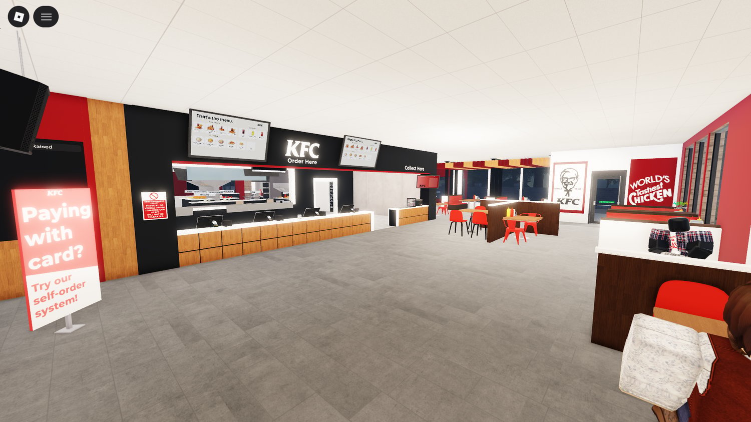 Free Roblox KFC restaurant game