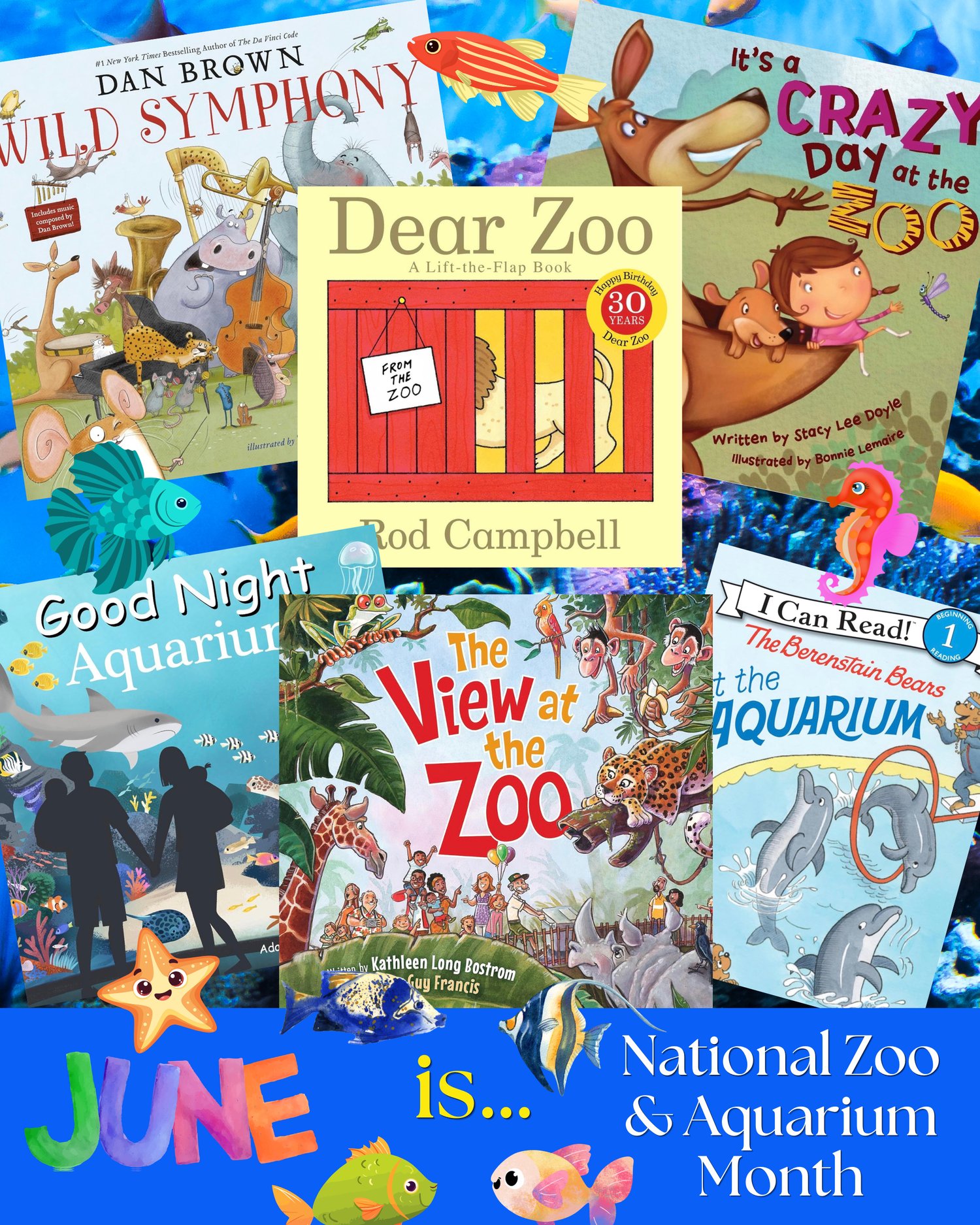 June is National Zoo & Aquarium Month by Sloth Dreams Books & Publishing Company