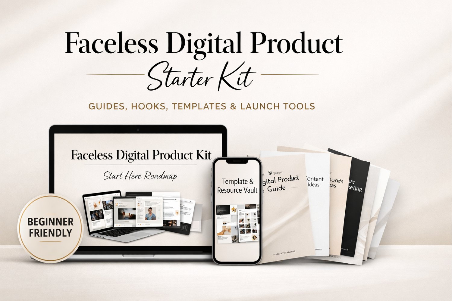 Faceless Digital Product Starter Kit - Payhip