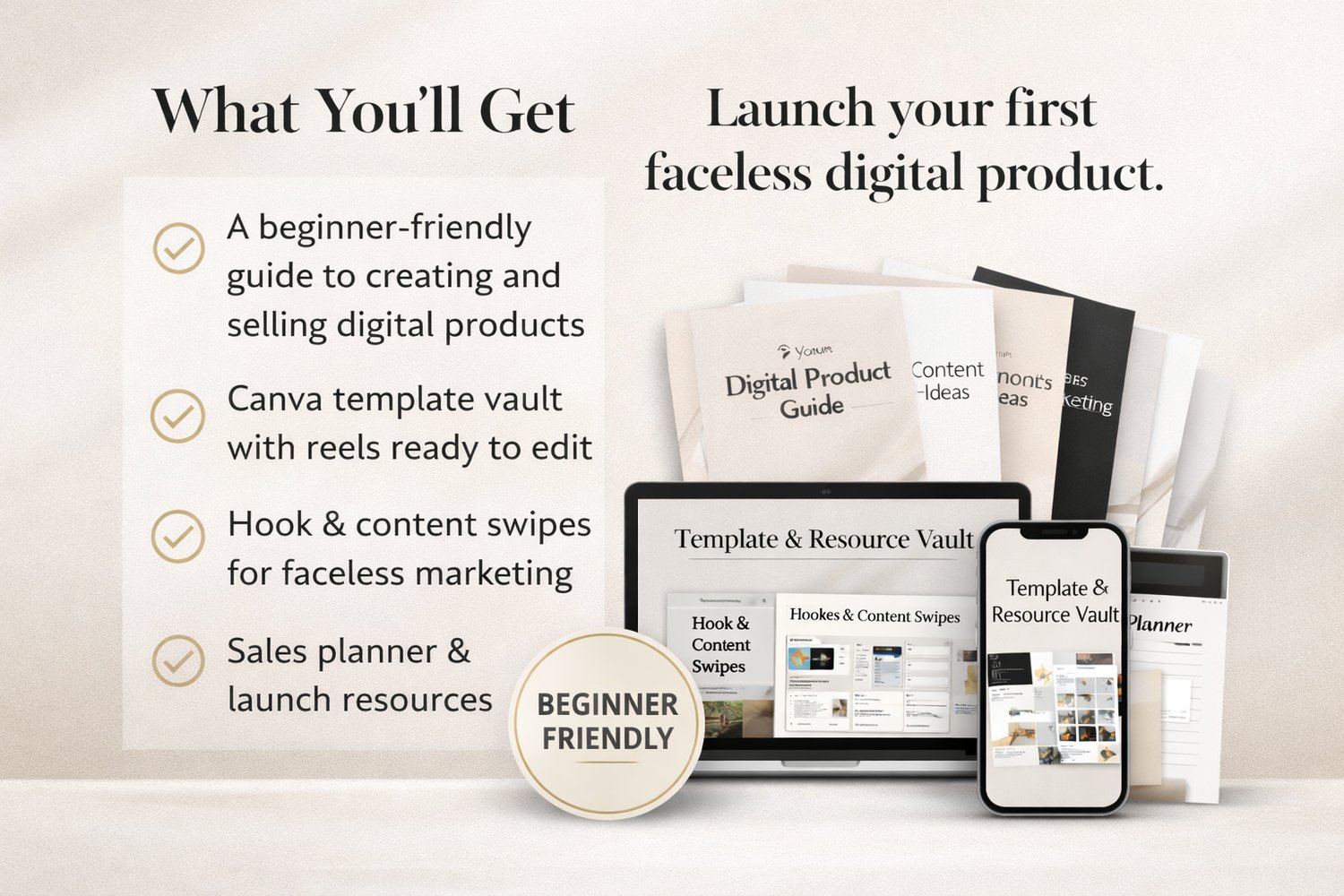 Faceless Digital Product Starter Kit - Payhip