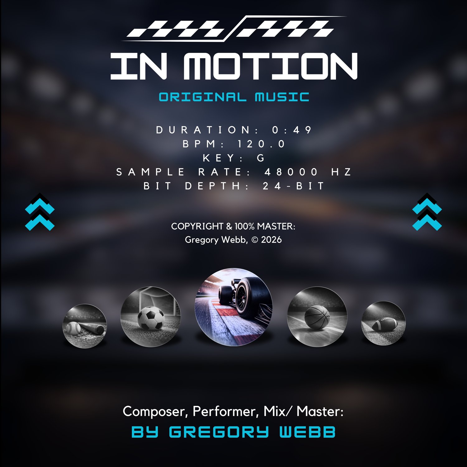 Royalty-free upbeat house track with smooth synth movement and feel-good energy. Built for sports content, lifestyle visuals, brand campaigns, and background scoring in modern video production.