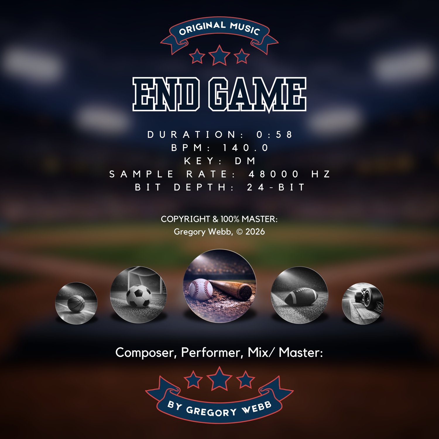 Epic cinematic hybrid track with driving percussion, brass-led melodies, and orchestral strings. Ideal for sports media, commercials, gaming videos, and action-packed promotional content.