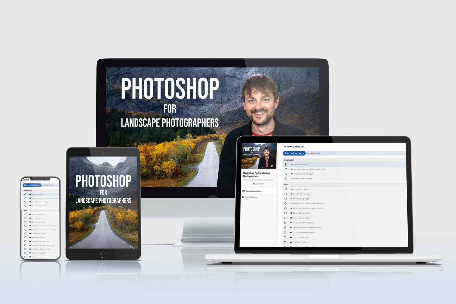 photoshop for landscape photographers editing course