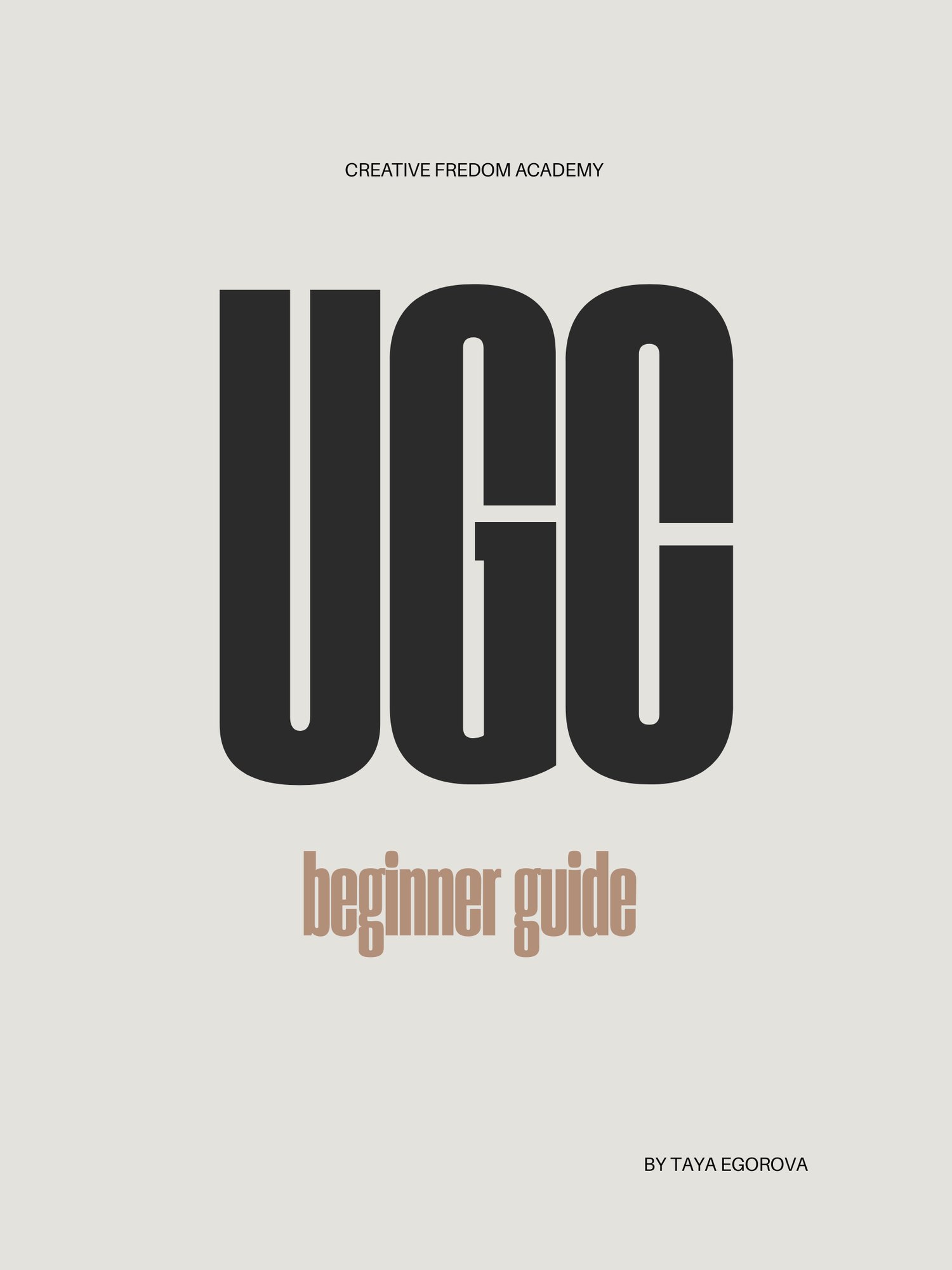 Free Ugc Guide.pdf UGC - beginner guide - Payhip