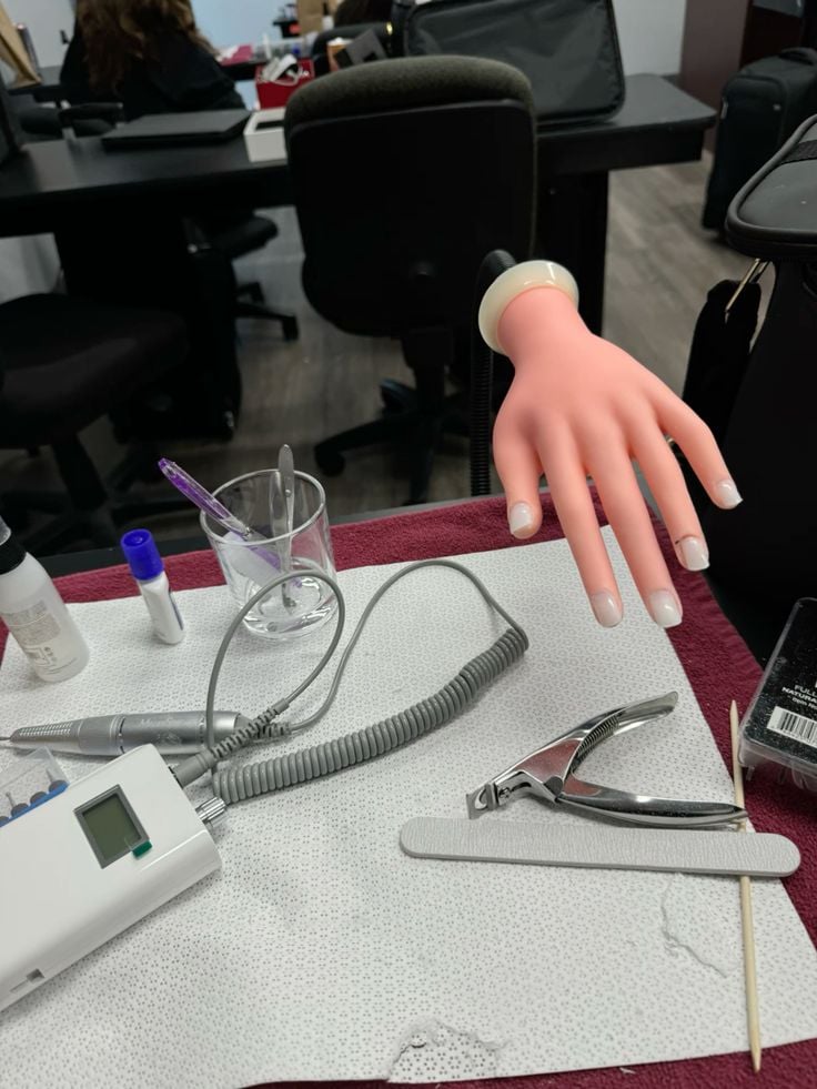 Nail studio achieving a fully booked schedule through smart client management and scheduling systems.
