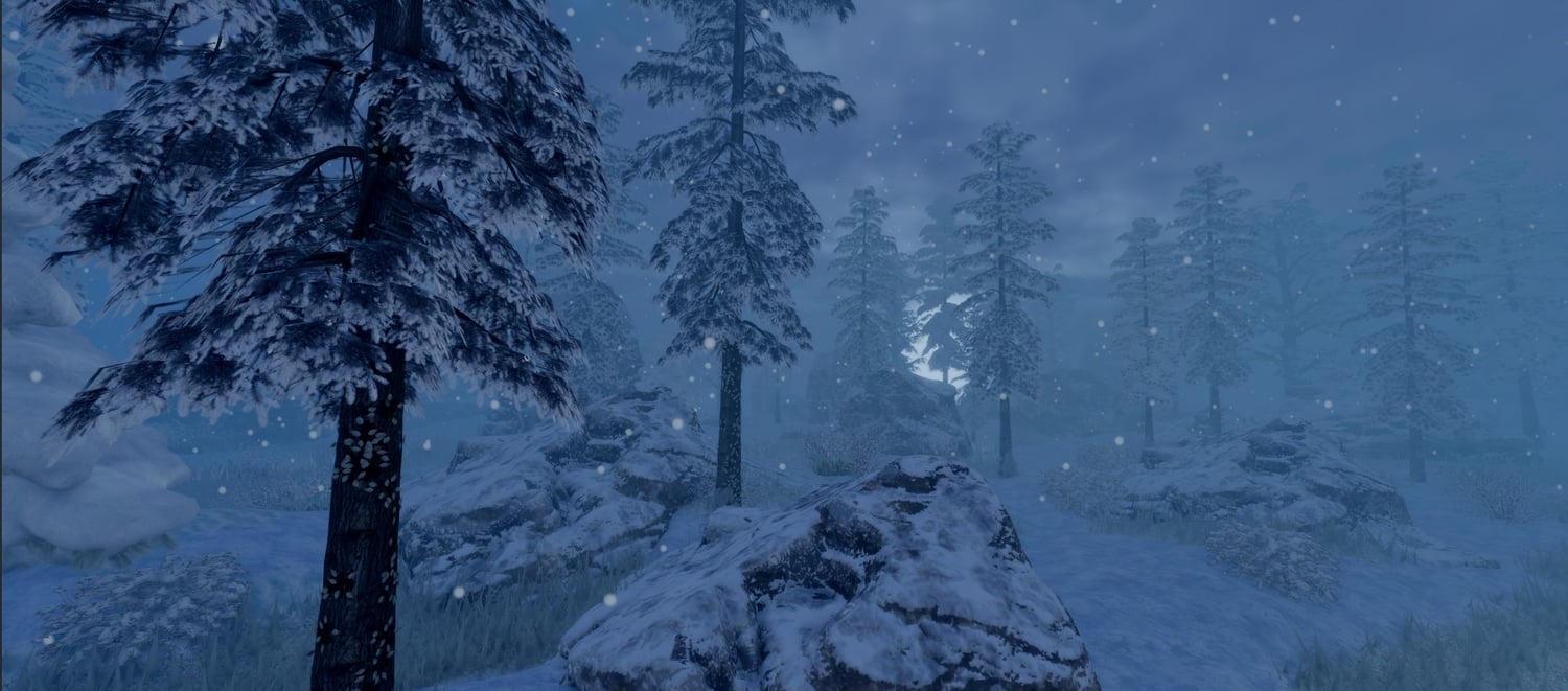 [EXCLUSIVE] Ultra-Realistic Roblox Winter Forest Map with Buildings
