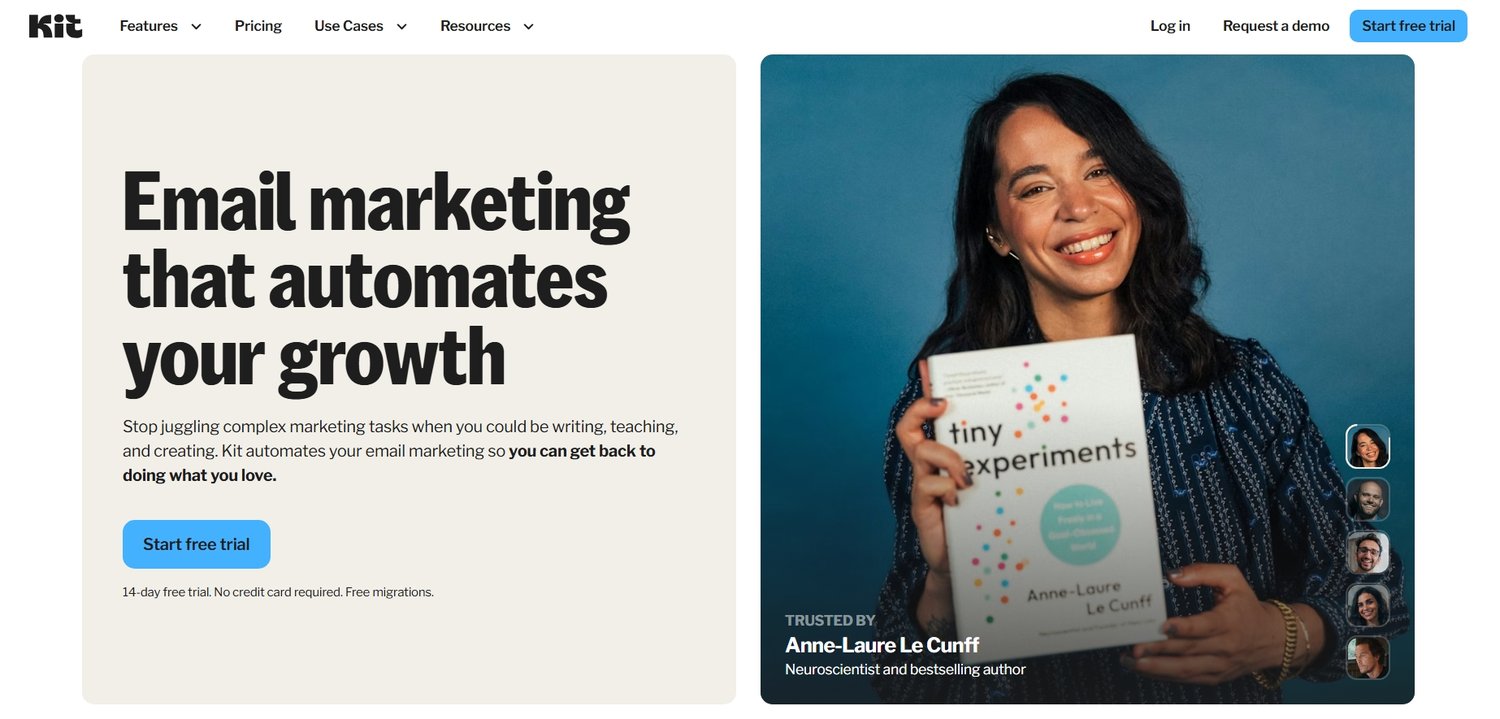 Kit WordPress plugin for email marketing
