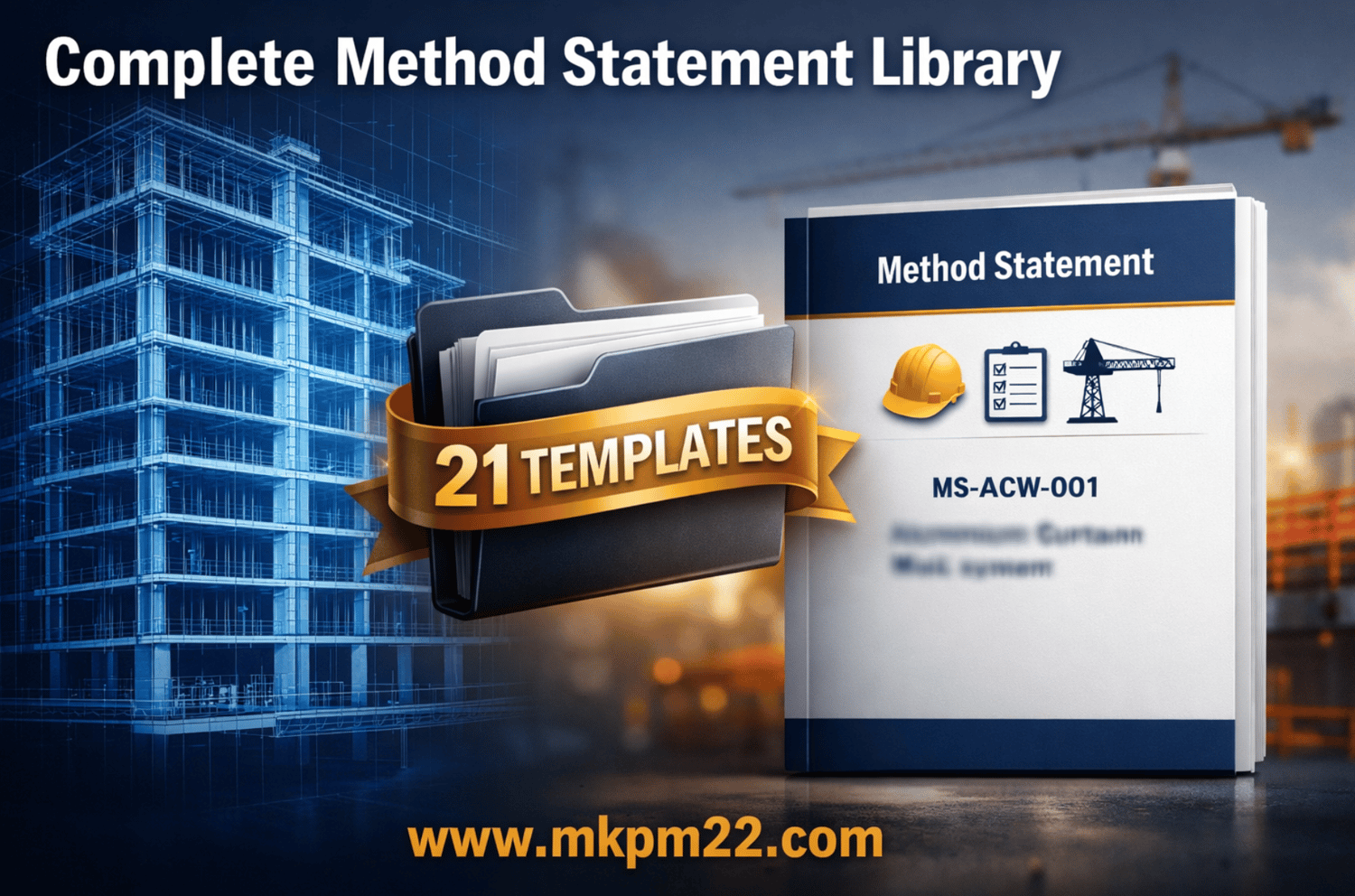 Professional Methods Statement Professional Construction Method Statement Templates — Complete Pack