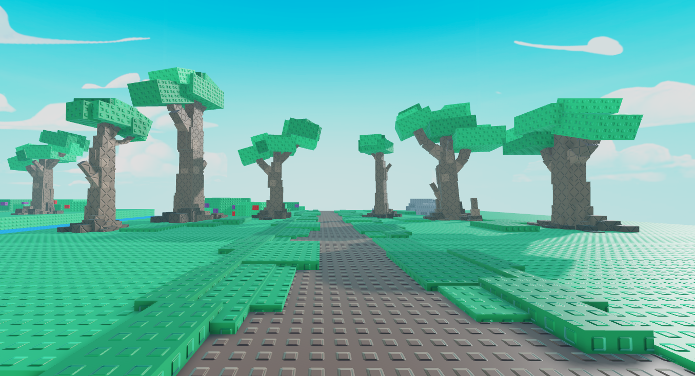 [NEW] Fantasy Stylized Green Forest Roblox Nature Assets Pack