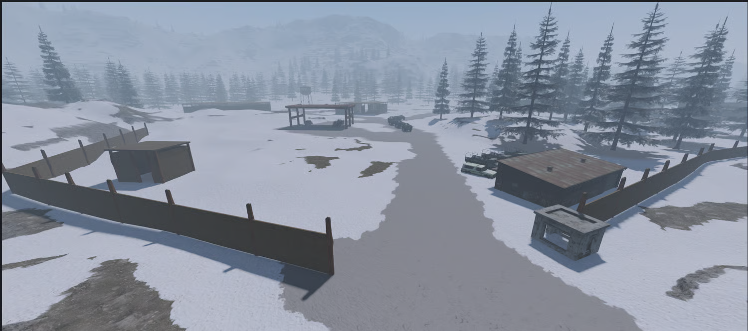 Roblox snow terrain military base map