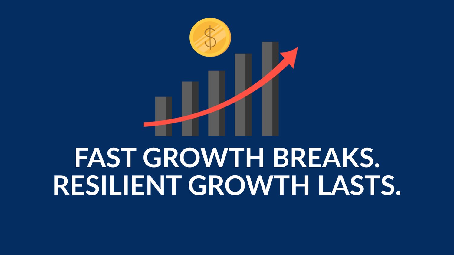 ecommerce scaling system showing difference between fast growth breakdown and sustainable resilient operations