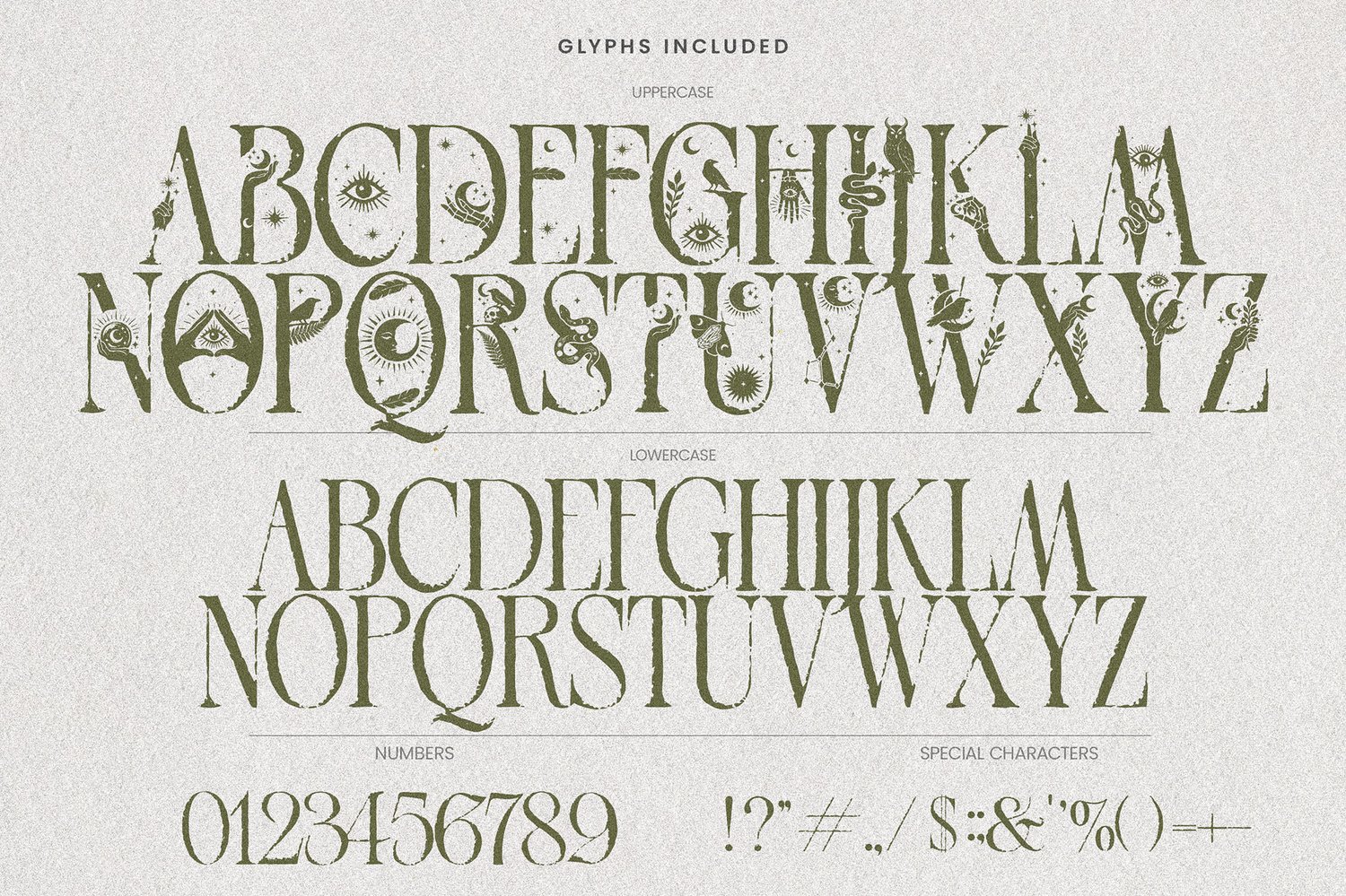 Celestial - Mystic & Esoteric Typeface