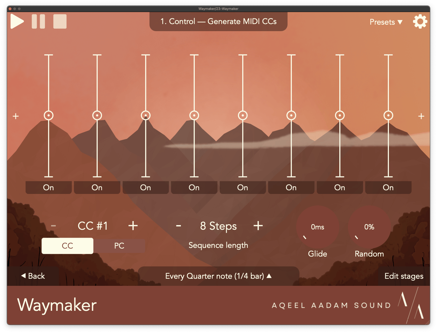 Waymaker's new Control sequencer
