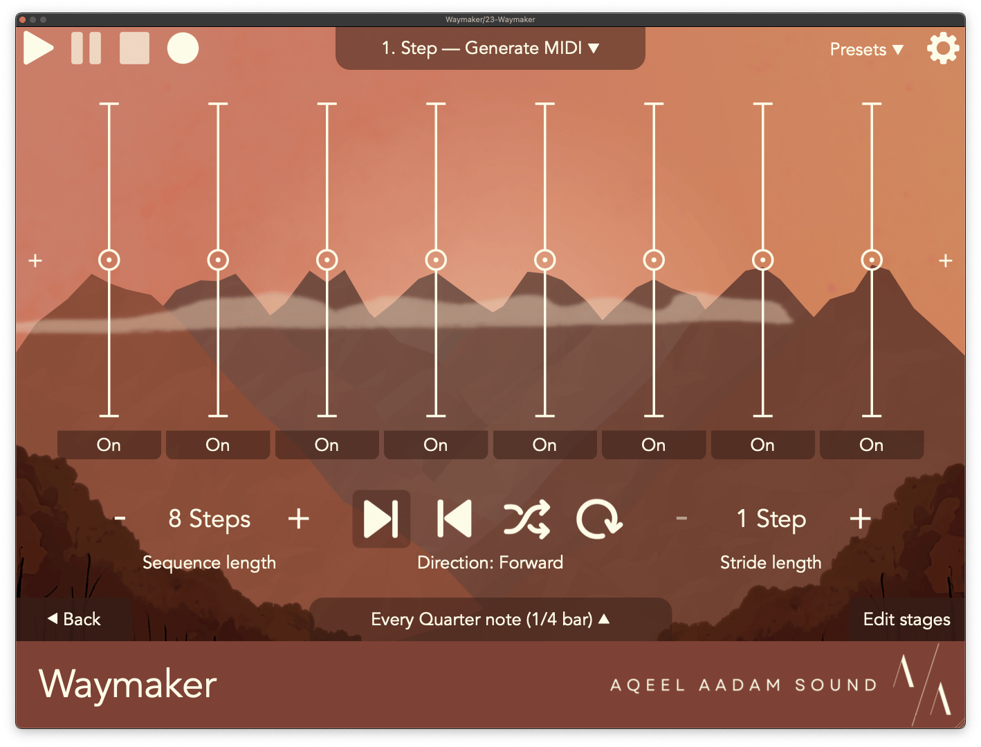 Waymaker's new and improved Step sequencer