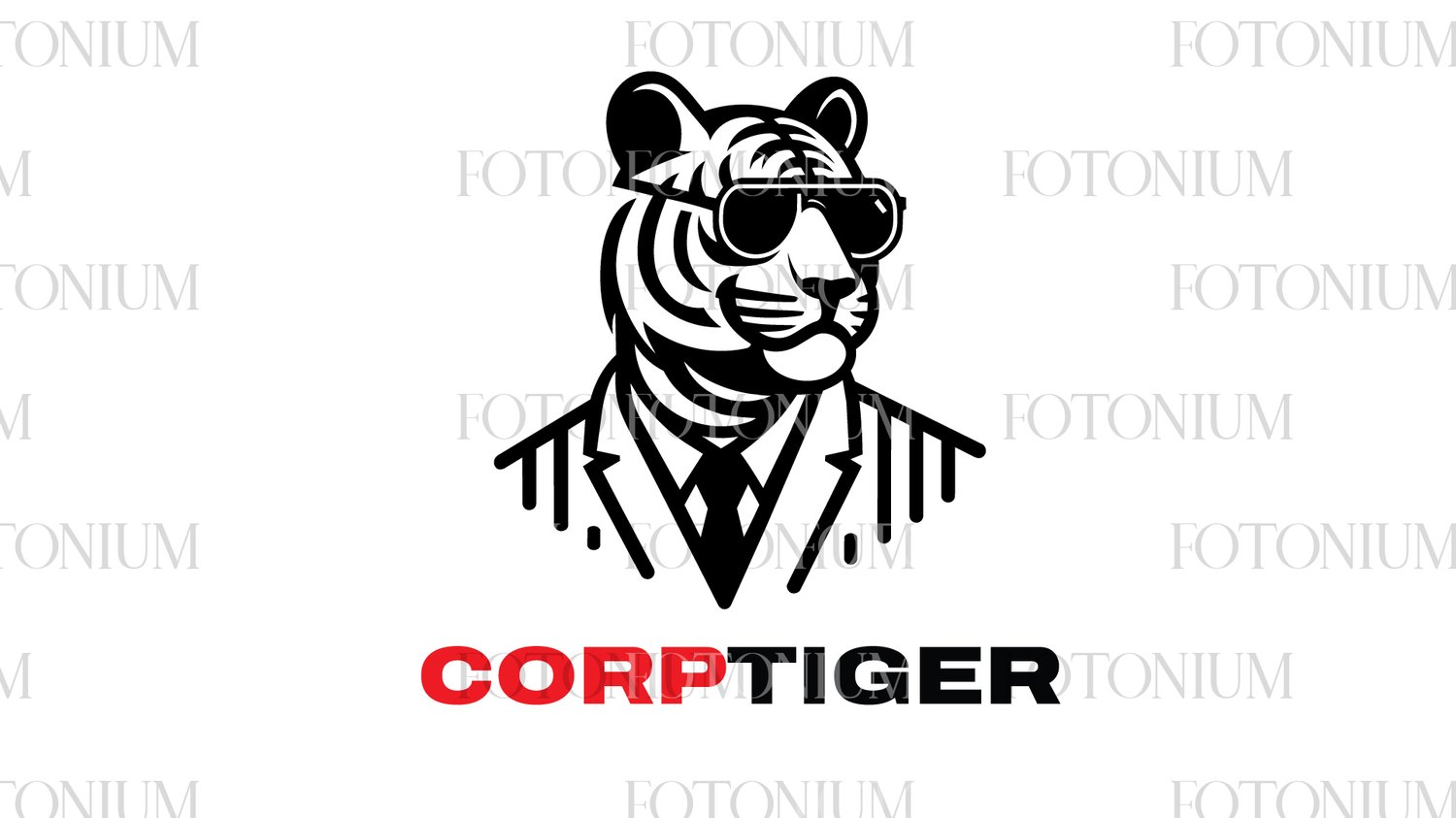 Corporate Tiger Brand Identity Kit – Logo, Stationery, Merch & App Icon Design – Modern Mascot Branding Bundle