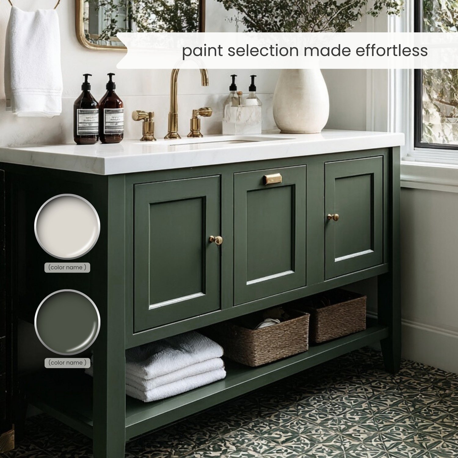 A Modern Mountain color palette with Sherwin Williams paint scheme. Organic earth tones for home interior.