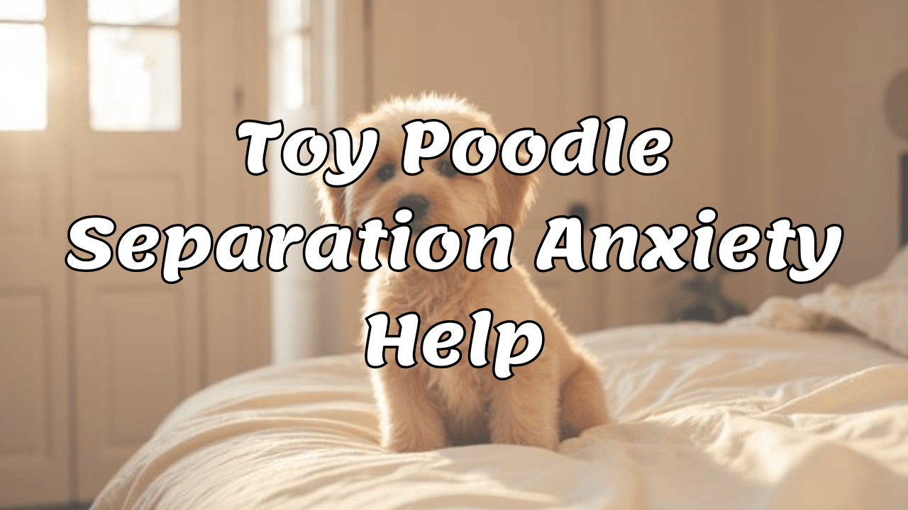 Toy Poodle Separation Anxiety Help