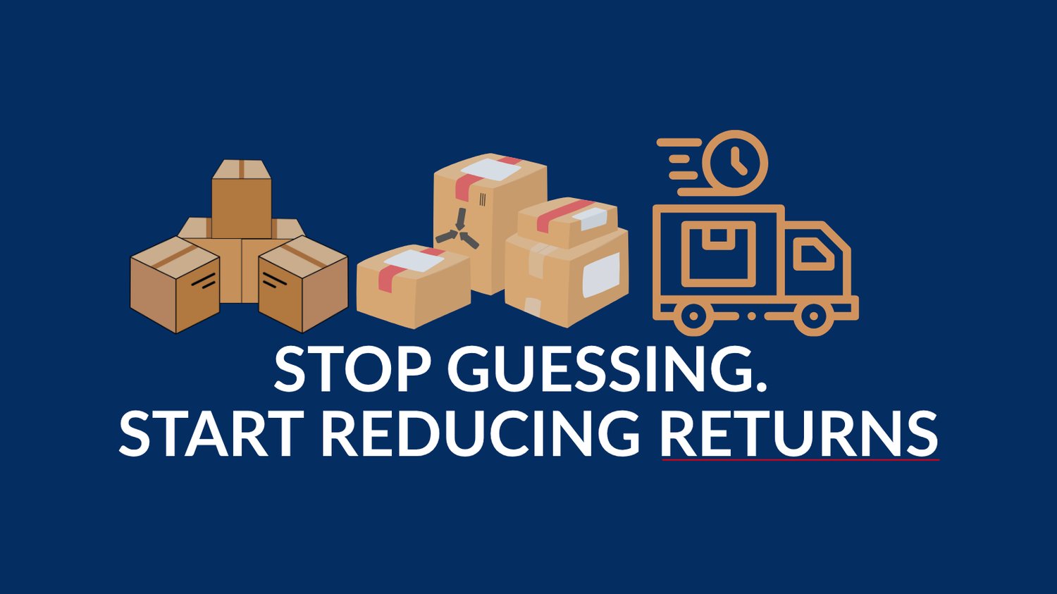 ecommerce return reduction framework showing identify group fix prevent and monitor steps
