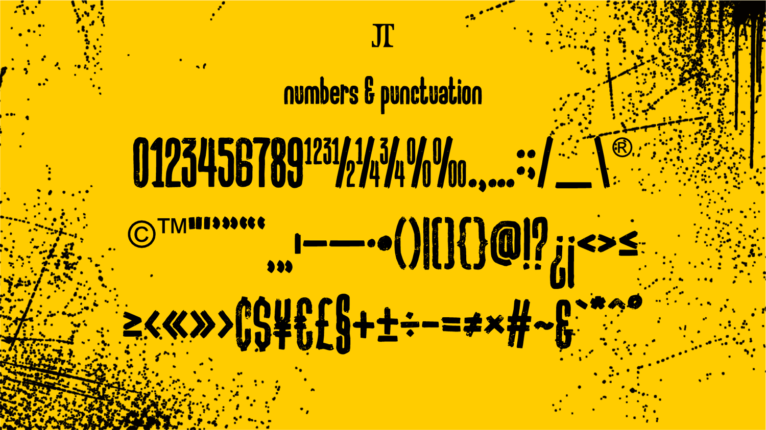 NUMBERS AND PUNCTUATION
