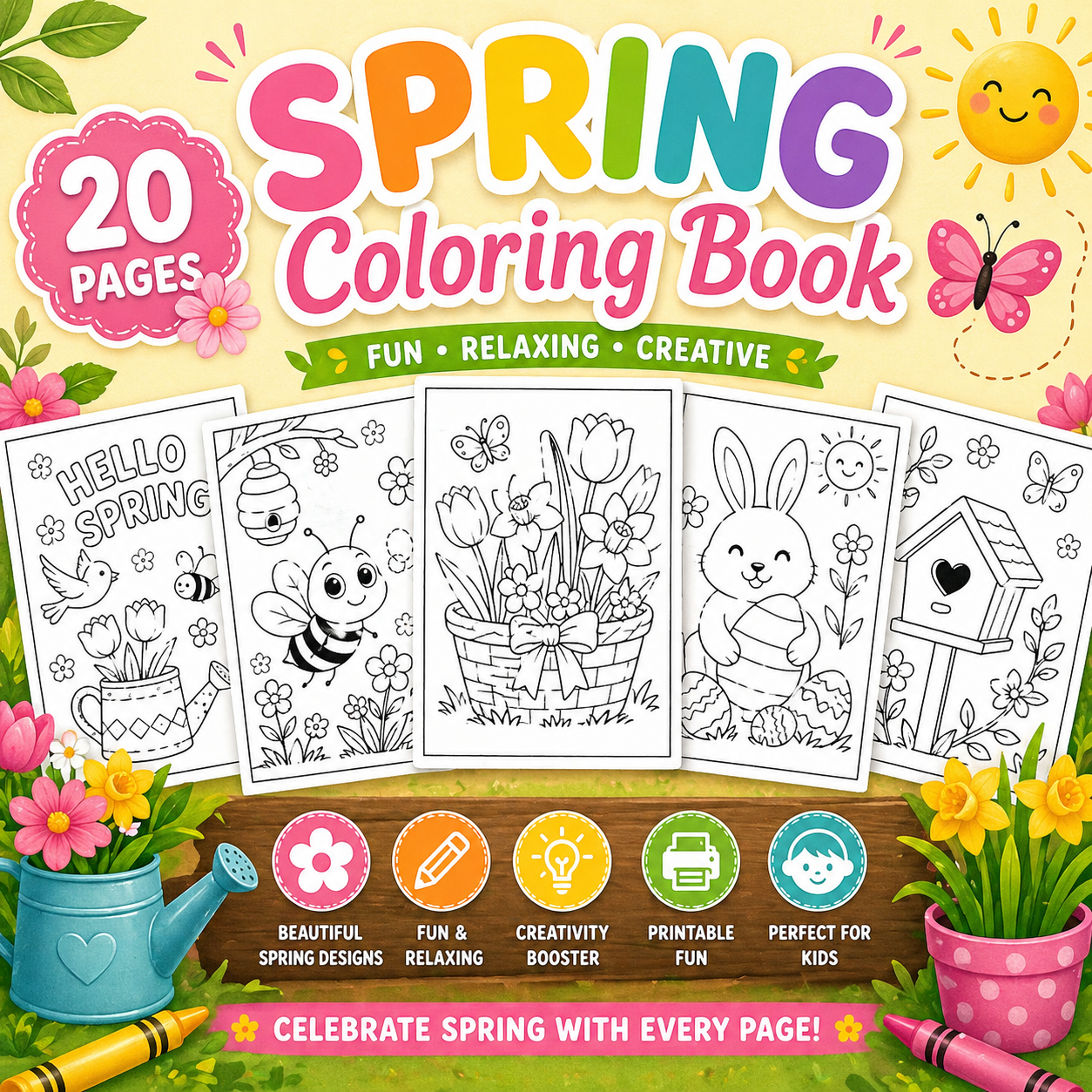 Playful Learning Printables - Coloring Book - Payhip