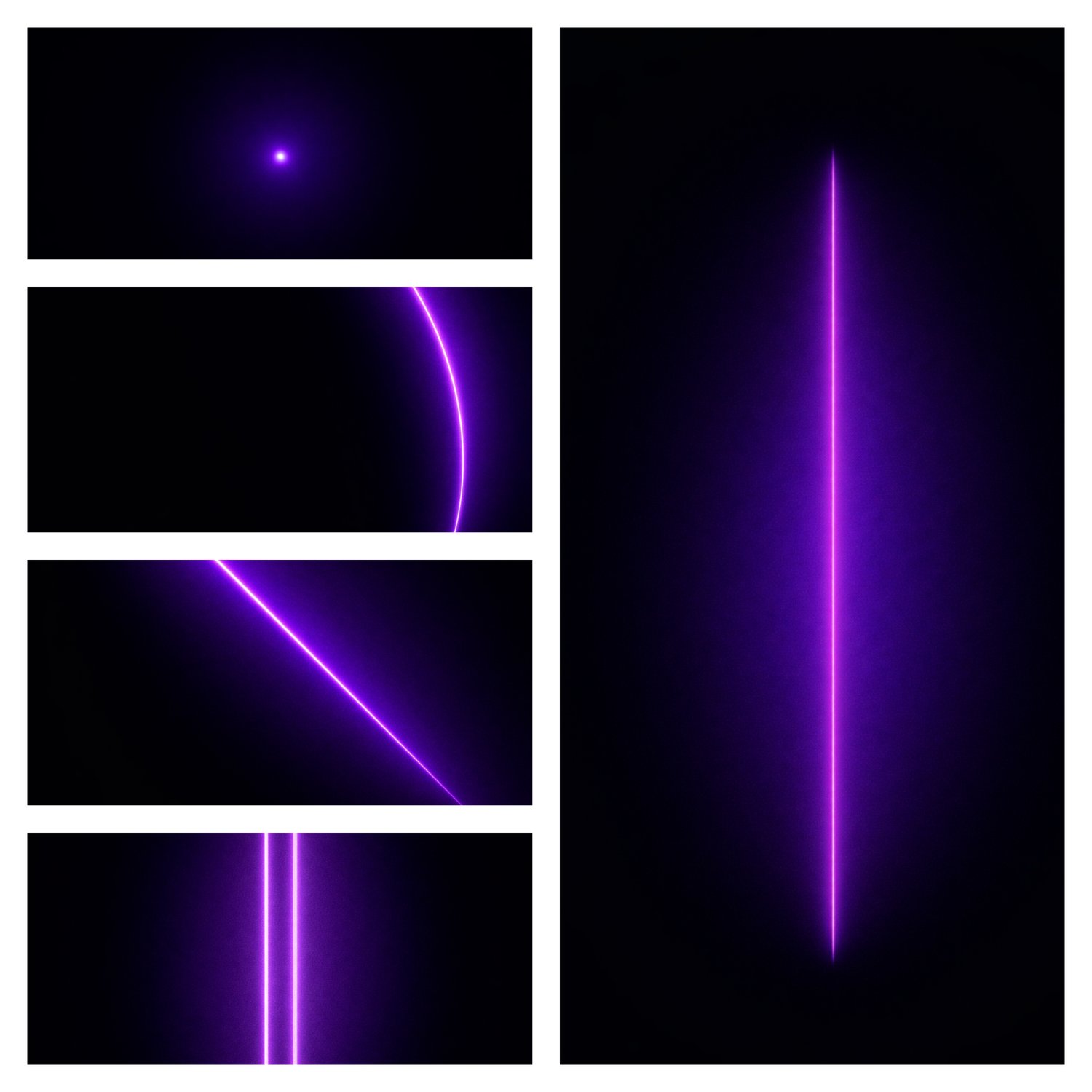 amoled, wallpaper, violet, purple, neon, minimal, dark, phone wallpaper, abstract, geometry, modern, clean, oled
