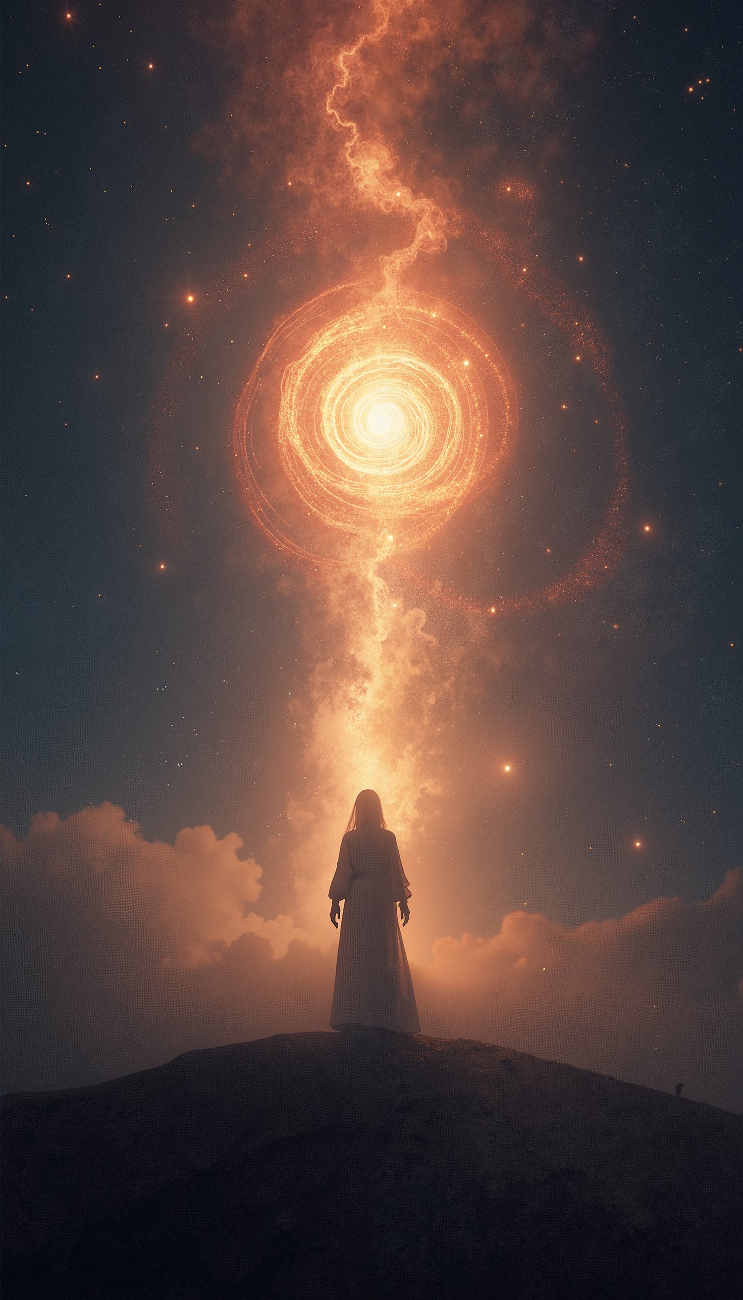 Celestial Entity submitting cosmic forces