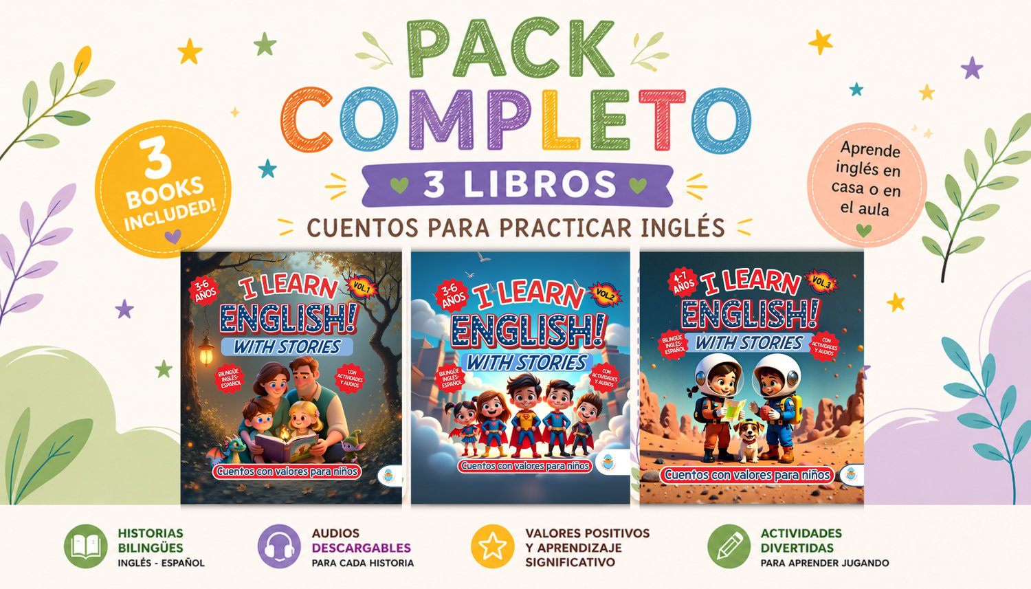 I learn English with Stories - Complete bundle
