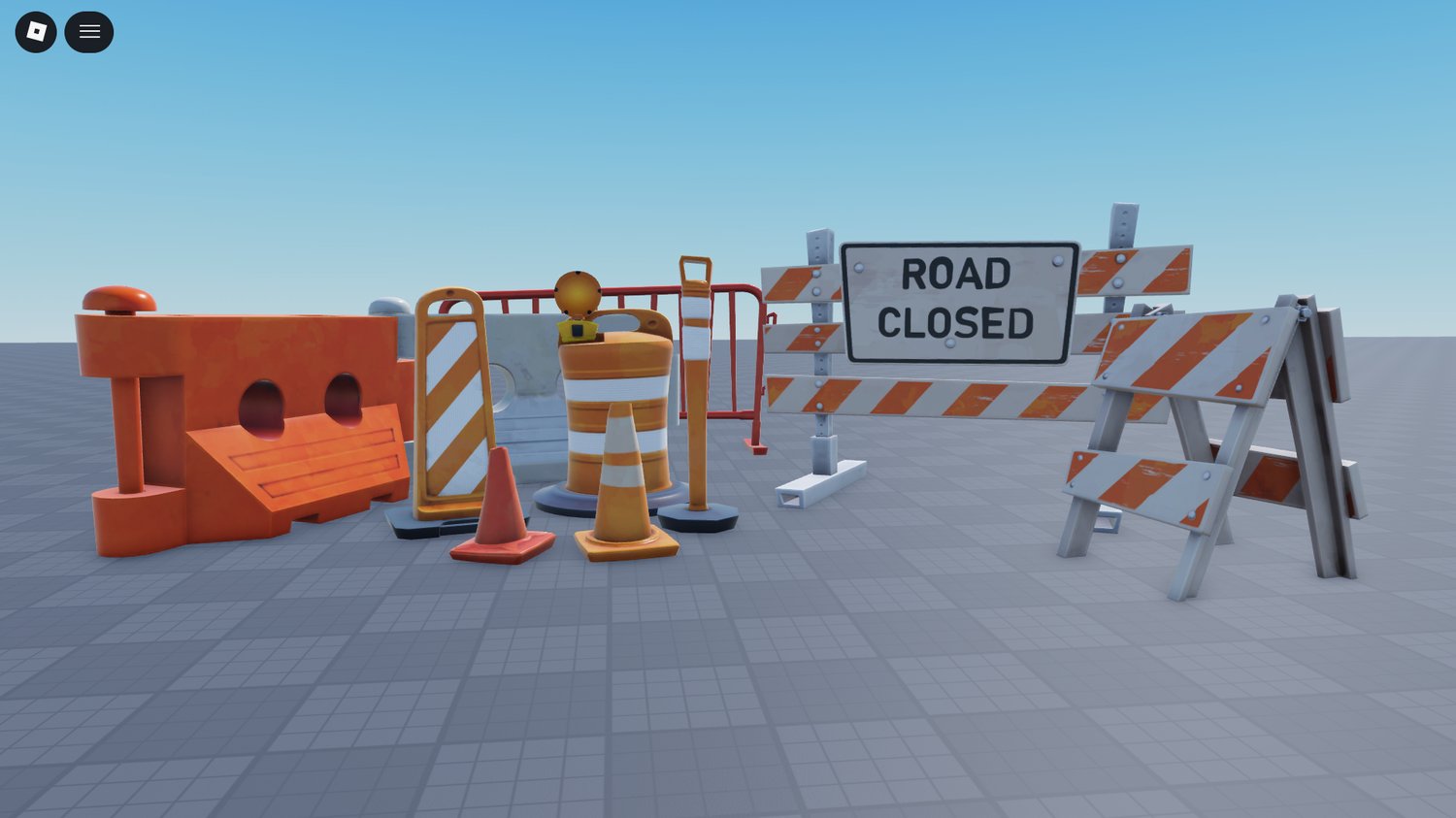 roblox road sign model