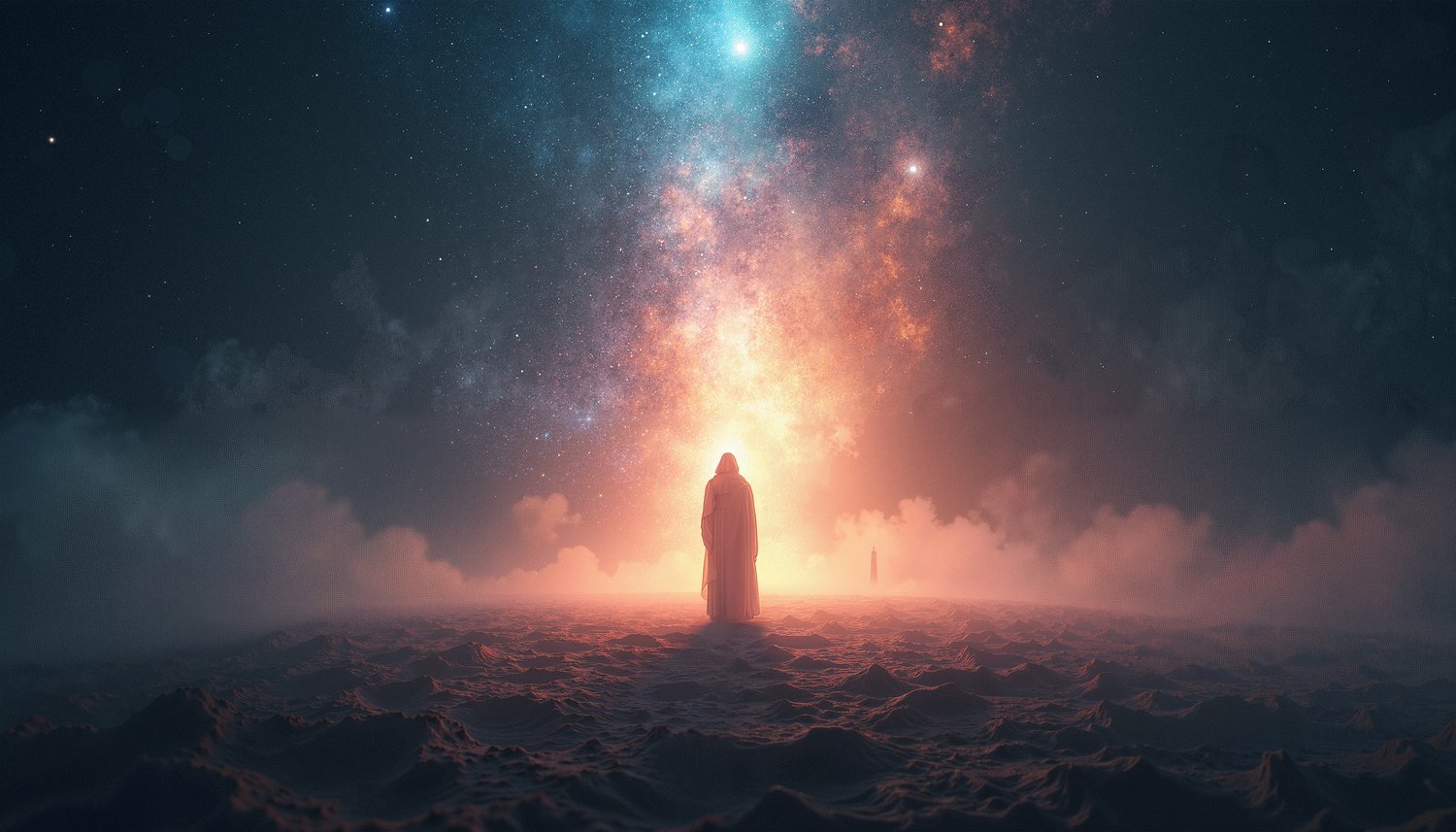 Celestial Entity preparing to summin cosmic forces