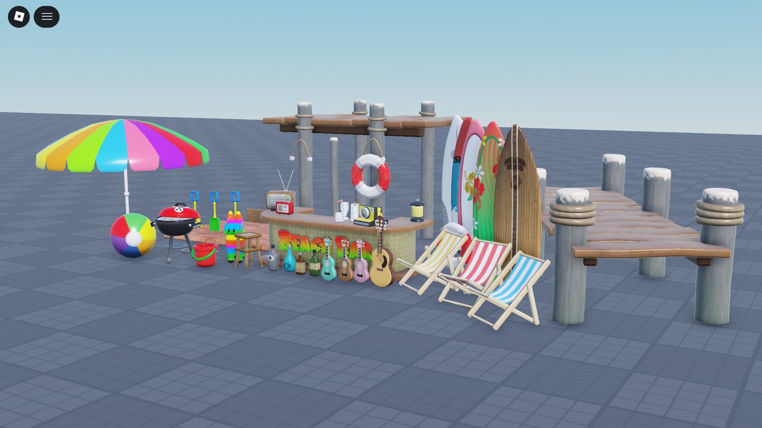 Roblox beach assets pack free