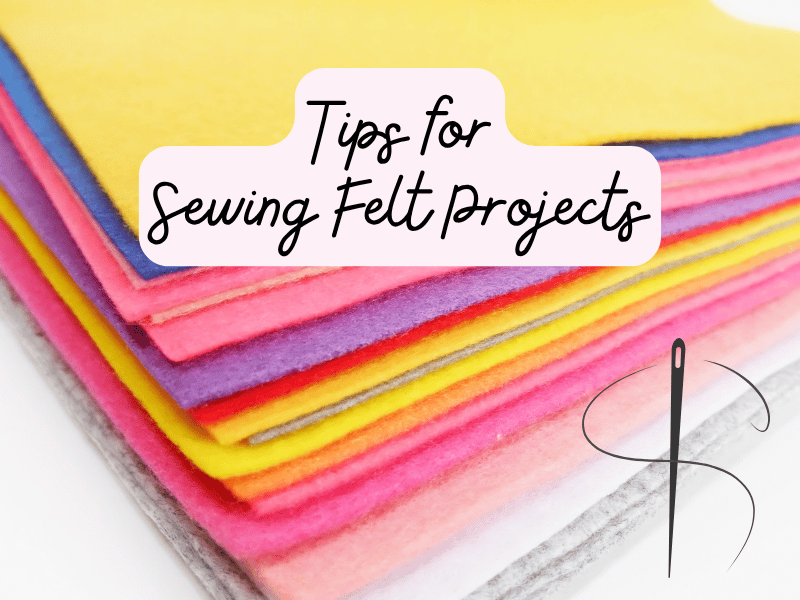 stack of felt sheets