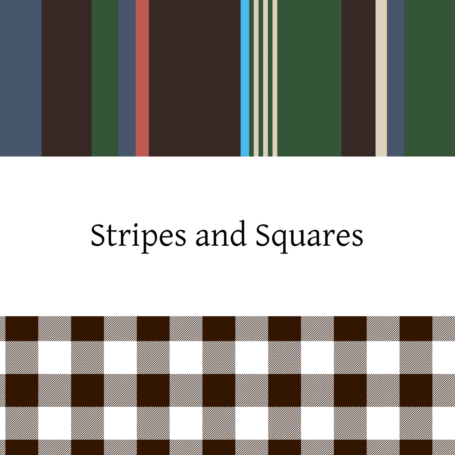 stripes and squares pattern collection